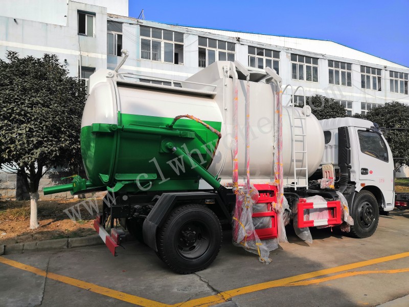 5方餐廚垃圾車  東風小多利卡5方餐廚垃圾車報價