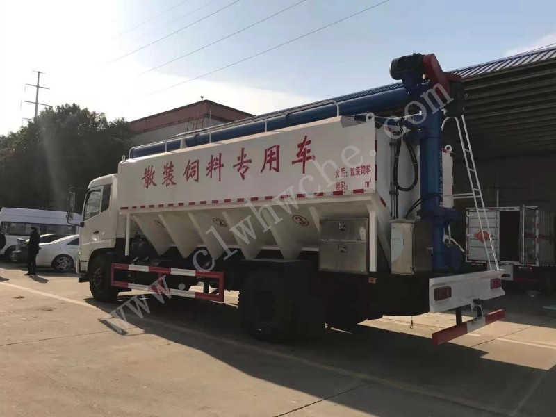 東風天錦22方散裝飼料運輸車