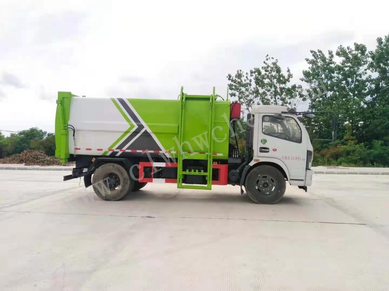 10方掛桶垃圾車  東風(fēng)大多利卡10方掛桶垃圾車 國(guó)六掛桶垃圾車廠家