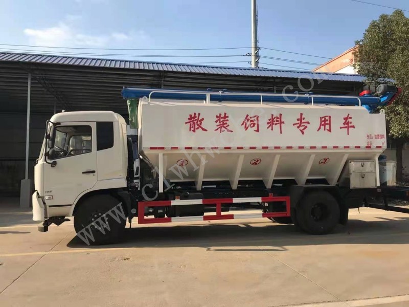東風天錦22方散裝飼料運輸車